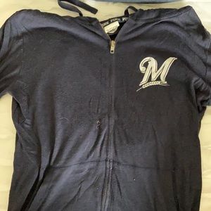 Milwaukee Brewers/PINK zip up